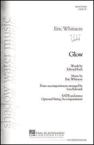 cover Glow SATB choral sheet music cover